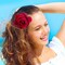Flower Hair Clip Fabric Artificial Rose Flower Hairpin Barrette Brooch Headdress Bobby Pins Headwear Hair Accessories for wedding Party supplies(Rose Style;4.3 inches;6pcs)